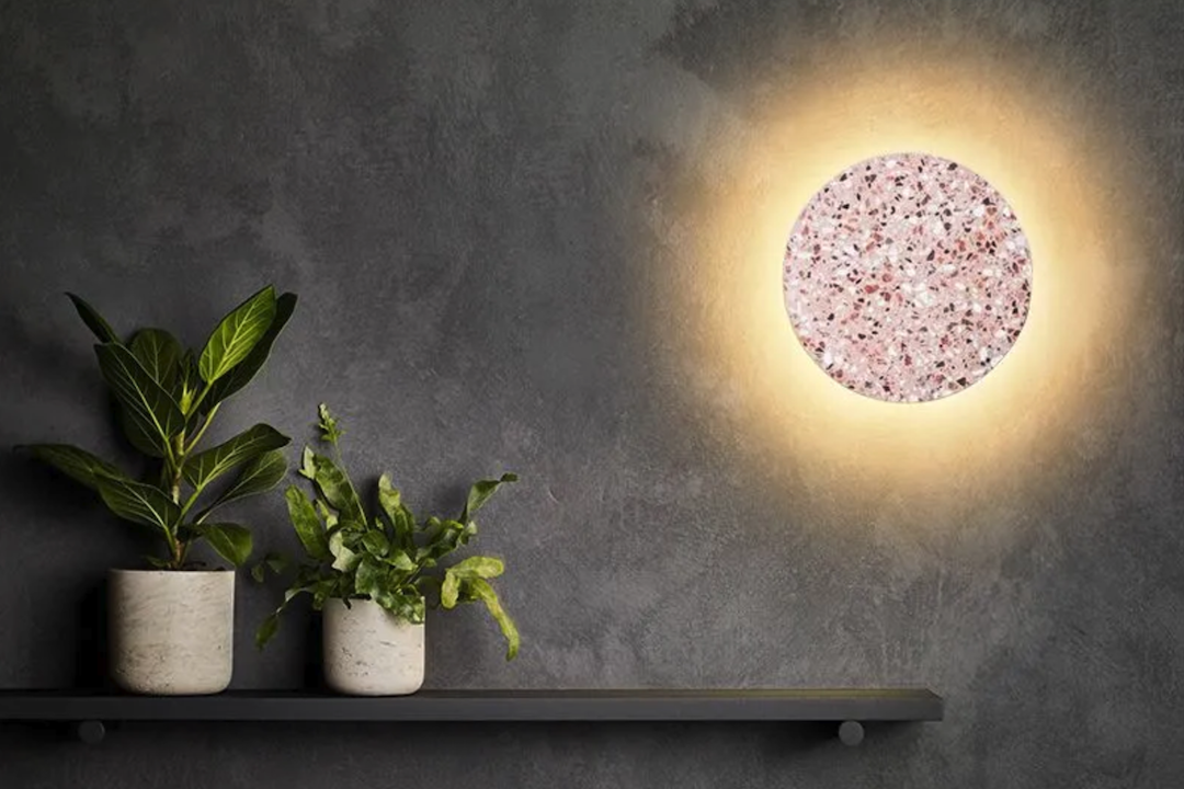 Add a Touch of Elegance with Terrazzo Pink Wall Lamp