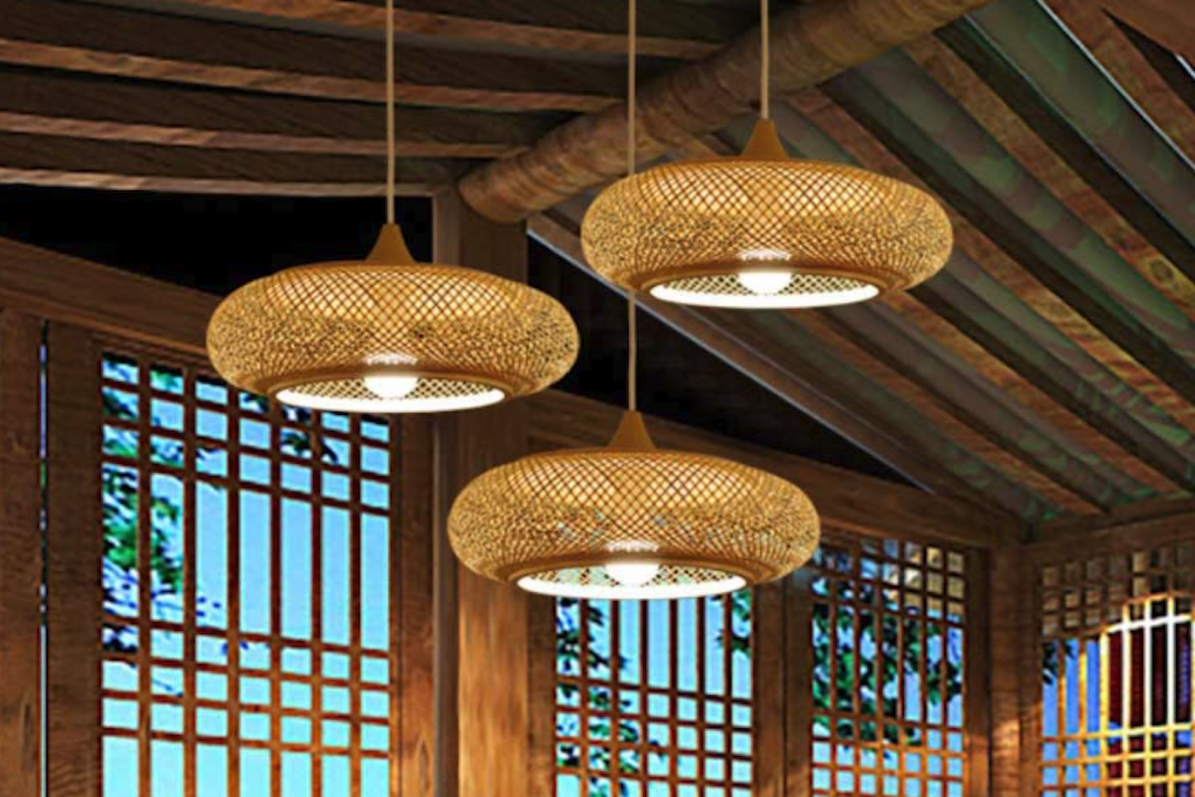 Bamboo Woven Pendant Light: A Japanese-Inspired Illumination